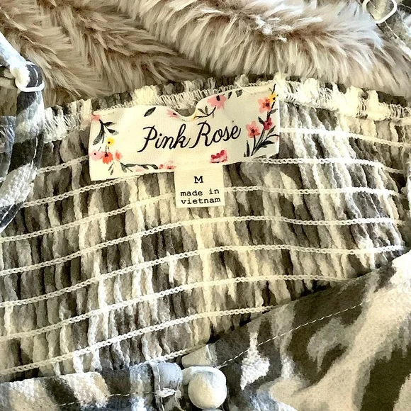 PINK ROSE Babydoll Tank - Picture 6 of 9